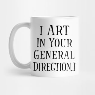 Art Direction (black) Mug